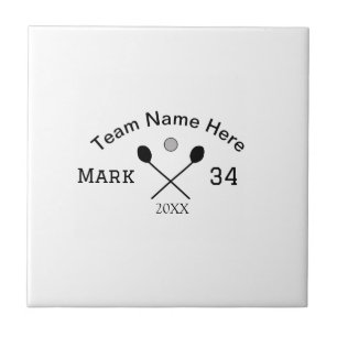 Team Name hier geben Name Nummer Ball Paddle Golf Fliese