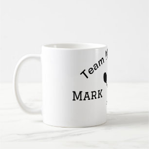 Team Name hier geben Name Nummer Ball Paddle Golf Kaffeetasse