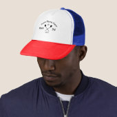 Team Name hier geben Name Nummer Ball Paddle Golf Truckerkappe (Beispiel)