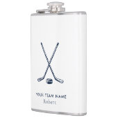 Team Name Ice Hockey Giveaway Custom Flachmann (Links)