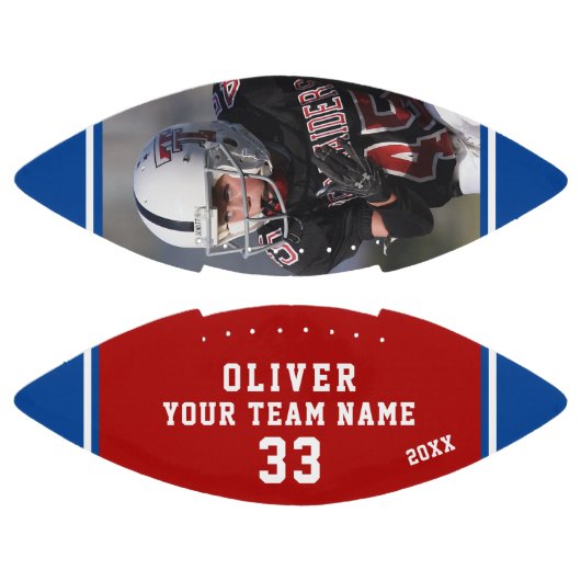 Team Name Player Number Red Blue Strip Foto Football (Paneele)