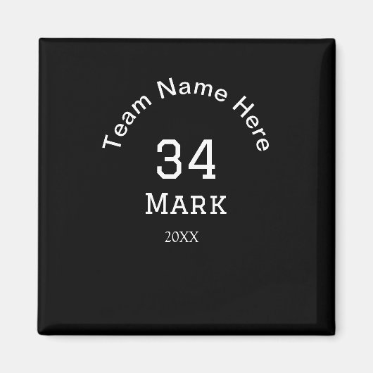 Team Name Spieler Name Datum Sport Männer Magnet (Vorne)