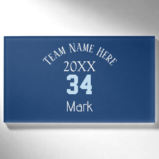 Team Name Spieler Name Datum Sport Männer Namenschild