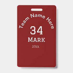 Team Name Spielername Datum Sport Männer  Ausweis