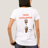TEAM NATALIEBEAR - Besonders angefertigt T-Shirt (Rückseite)