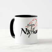 Team NATHANIEL! Tasse (Vorderseite Links)