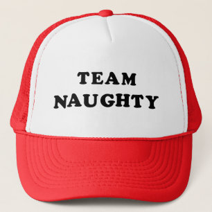 Team Naughty Christmas Trucker Hat Truckerkappe