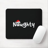Team Naughty Funny Christmas Couple Matching Team Mousepad (Mit Mouse)