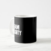 Team Naughty Funny Christmas Naughty oder Nice Lis Kaffeetasse (Vorderseite Links)