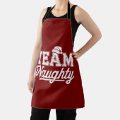 Team Naughty Funny Xmas Party Joke Spaß Typ Schürze (InSitu)