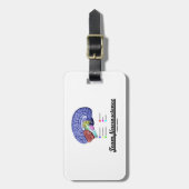 Team-Neurologie (Gehirn-Anatomie-Haltung) Gepäckanhänger (Vorderseite vertikal)