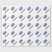 Team-Neurologie (Gehirn-Anatomie-Haltung) Geschenkpapier (Flach)