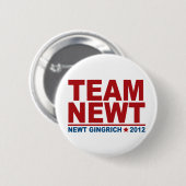 Team Newt Gingrich 2012 Button (Vorne & Hinten)