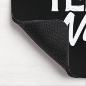 Team Nice Funny Couple Matching Outfit Team Naught Mousepad (Ecke)