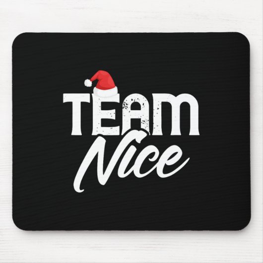 Team Nice Funny Couple Matching Outfit Team Naught Mousepad (Vorne)