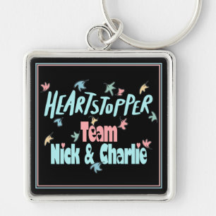 Team Nick und Charlie Black Schlüsselanhänger
