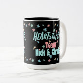 Team Nick und Charlie Black Zweifarbige Tasse (VorderseiteRechts)