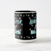 Team Nick und Charlie Black Zweifarbige Tasse (Mittel)