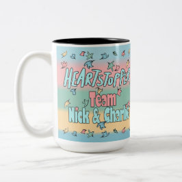 Team Nick und Charlie Colorful Zweifarbige Tasse