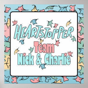 Team Nick und Charlie White Poster