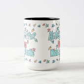 Team Nick und Charlie White Zweifarbige Tasse (Mittel)