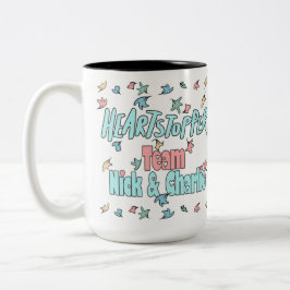 Team Nick und Charlie White Zweifarbige Tasse