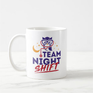 Team Night Shift Hospital Doktor Krankenpfleger Mi Kaffeetasse