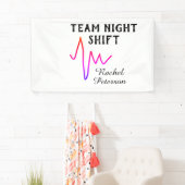 Team night shift nurse doctor medical name heart l banner (Insitu)