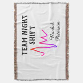 Team night shift nurse doctor medical name heart l decke (Vorderseite Vertikal)