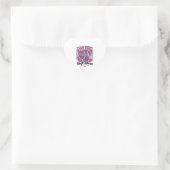 Team Night Shift Nurse Herz-Aufkleber (Tasche)
