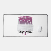 Team Night Shift Nurse Schreibtischunterlage (Tastatur & Maus)
