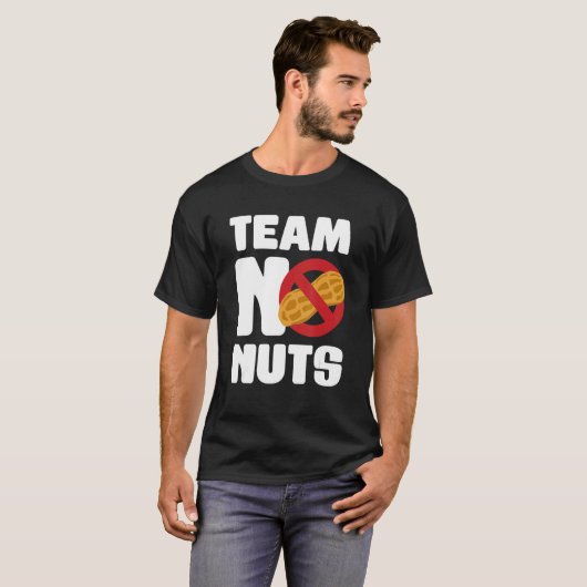 Team No Nuts Gender Reveal Announcement 1 T-Shirt (Vorne ganz)