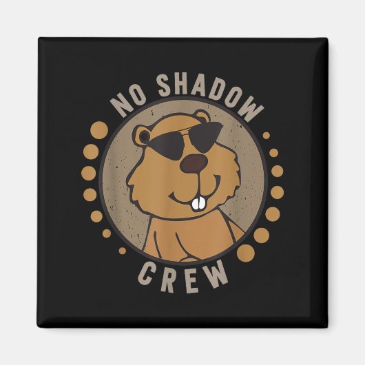 Team No Shadow Crew Tag der marmota Magnet (Vorne)