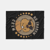 Team No Shadow Crew Tag der marmotten Fleecedecke (Vorderseite (Horizontal))