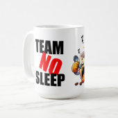 Team NO Sleep-Tasse Kaffeetasse (Vorderseite Links)