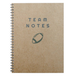 Team Notes - Football Notizblock