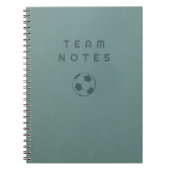Team Notes - Football Notizblock (Vorderseite)