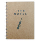 Team Notes - for Cricket Coaches, Players & Fans  Notizblock (Vorderseite)