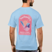 Team NuBurd Adult T-Shirt - Blau (Rückseite)