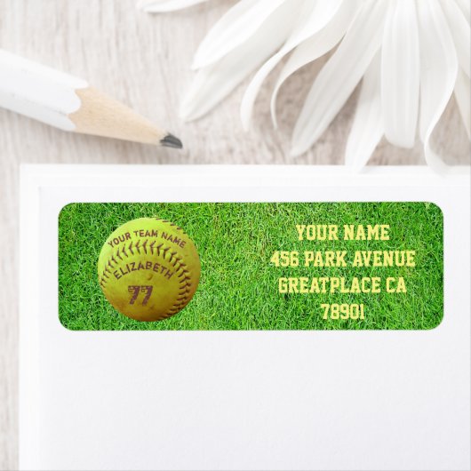 Team-Nummer-Ball-Rücksendesiegel für Softball-Dirt (Insitu)