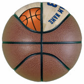 Team-Nummer des modernen Holzspielers Basketball (Rechts)