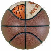 Team-Nummer des modernen Holzspielers Basketball (Rechts)