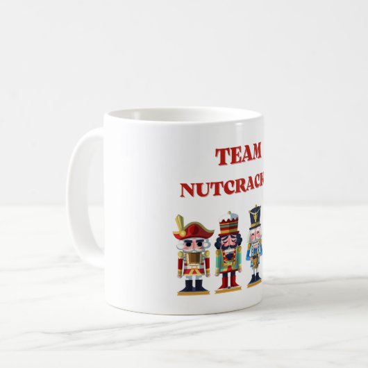 Team Nutcracker   Kaffeetasse (Vorderseite Links)