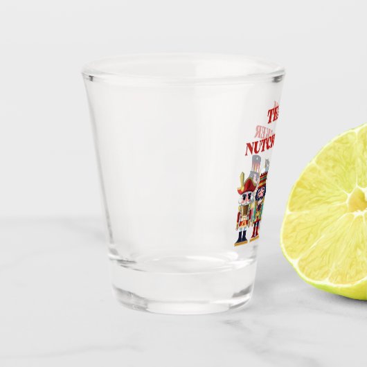 Team NutcrackerApron Schnapsglas (Links)