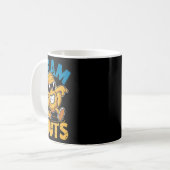 Team Nuts Dab Peanut Funny Cool Gender Reveal Kaffeetasse (Vorderseite Links)