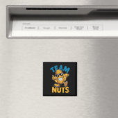 Team Nuts Dab Peanut Funny Cool Gender Reveal Magnet (In Situ (Geschirrspüler))