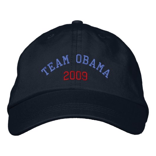Team Obama 2009 Bestickte Kappe (Vorderseite)
