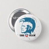 Team Obama 2012 Button (Vorne & Hinten)