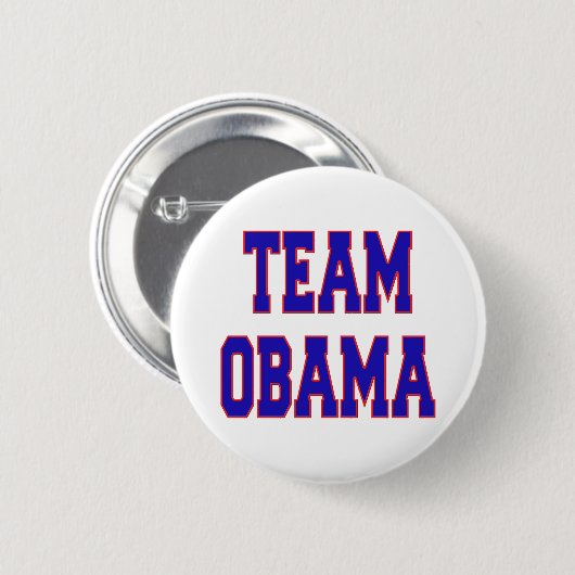 TEAM OBAMA BUTTON (Vorne & Hinten)