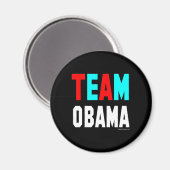 Team Obama Magnet (Vorderseite/Rückseite)